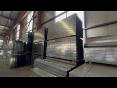 الجهد الثقيل الحائط المثبتة الفضة السلك الفولاذي خندق كابل الوعاء ارتفاع قابلة للتخصيص