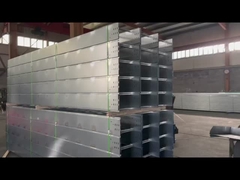 سلالم فضية نوع كابل الوعاء ينحني تيس الصلبة لمقاومة التآكل ومقاومة الحريق