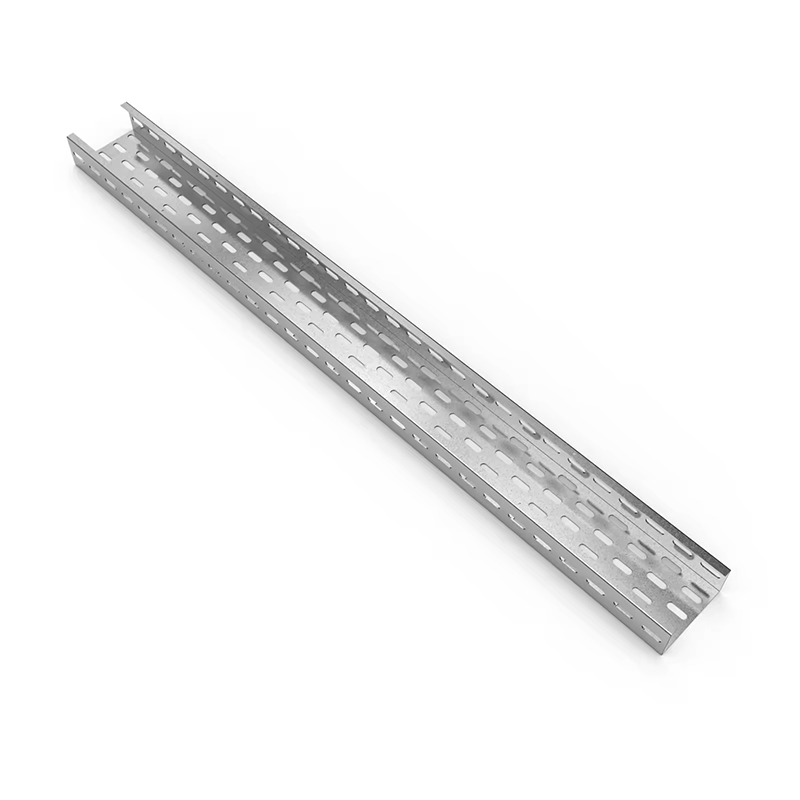 Customizable Galvanized Steel Cable Tray with Aluminium Alloy and Stainless Steel Options in Sleek Silver Finish